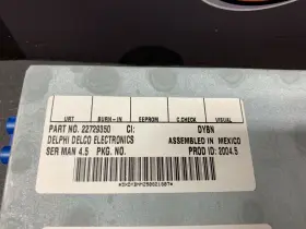 22729350 2644 Radio Module C6 Xm Corvette Satellite #3