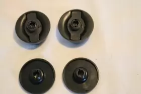 006.123 BECKER Benz Knob Set Radio Europa Cassette Bas #2