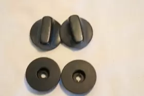 006.123 BECKER Benz Knob Set Radio Europa Cassette Bas