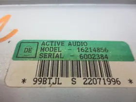 638-01001E CADILLAC Audio Am Stereo Fm Cassette Deville #2
