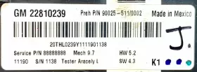 22810239 CHEVROLET Control Panel Am Fm Cd Ufu Equinox #2