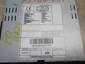 96652401 CHEVROLET Audio Radio Aveo