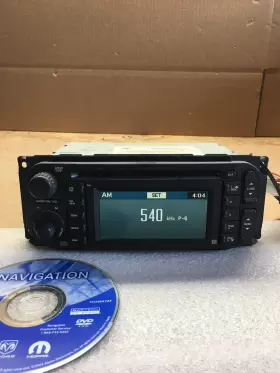 P56038629AE CHRYSLER Dvd Cd Navigation Radio Player Jeep