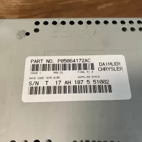 T17AH187551002 DAIMLER CHRYSLER Radio Dodge Jeep #3