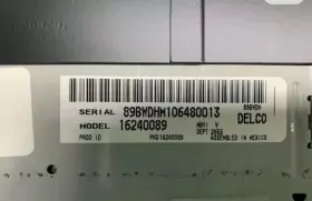 16240089 DELCO Radio Head #2