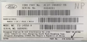 03381 FORD Radio Control Panel Manual Temperature F150 #3