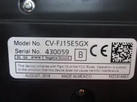 CV-FJ15E5GX FORD Climate Heater Ac Radio Control Panel #3