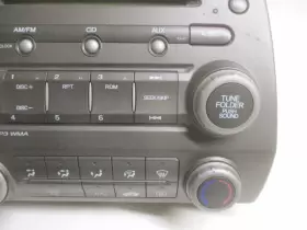 50313 HONDA Single Disc Cd Wma Player Radio Stereo Civic #3
