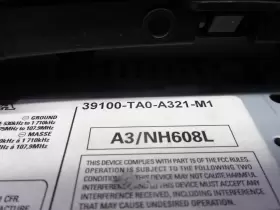 39100-TA0-A321 HONDA Radio Receiver Disc Cd Player Accord #2