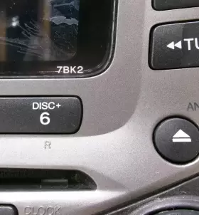 58480 HONDA Am Fm Disc Cd Player Radio Climate Xm Accord #2