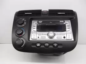58845 HONDA Radio Receiver Disc Cd Player Bezel Climate Civic #2