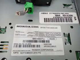 638-51935 HONDA Radio Dual Zone Temperature Control Accord #3