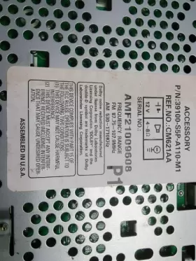 39100S5PA11ZA HONDA Radio Am Fm Cassette Cpe Civic