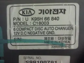 Spectra KIA Audio Radio Cd Changer Remote Rio #2