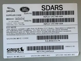GLPA-14C340-AA LAND ROVER Sport Sirius Radio Receiver L494 #3