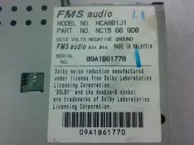 638-57558 MAZDA Audio Radio Cassette MX-5 Miata