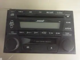 638-57807 MAZDA Audio Radio Am Fm Cassette Cd Single Disc 626 #2
