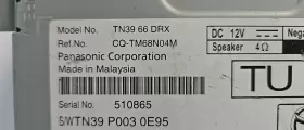 TN39-66 MAZDA Drx Radio Tuner CX-9 #2