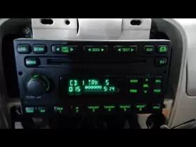 6L8T18C815DC MERCURY Audio Radio Am Fm Cd Disc Escape