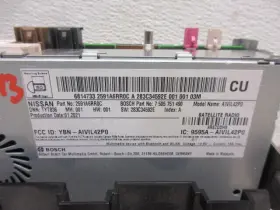 638-13453 NISSAN Radio Receiver Display Screen Rogue #3