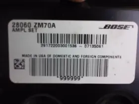 638-50464 NISSAN Audio Radio Amplifier Bose Quest #2