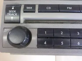 638-58907 NISSAN Audio Radio Receiver Am Fm Stereo Single Cd