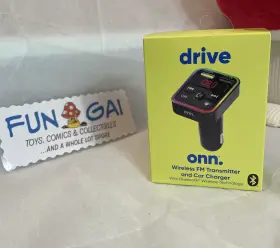 100079037 ONN Drive Bluetooth Led Fm Transmitter Car Charger