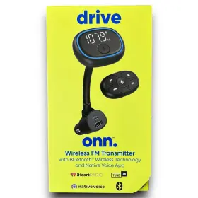 100130570 ONN Voice Car Fm Transmitter Remote Control Apps #2