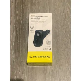 FMTD10 SCOSCHE Digital Fm Transmitter Usb Charger
