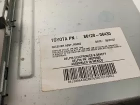 51866 TOYOTA Am Fm Cd Radio Receiver Temperature Solara #3