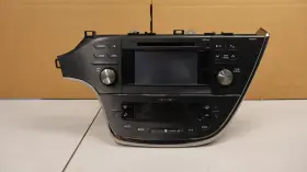 638-72809 TOYOTA Am Fm Cd Radio Receiver Display Screen