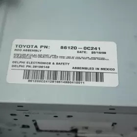 86120-0C241 TOYOTA Radio Am Fm Cd Sequoia #3