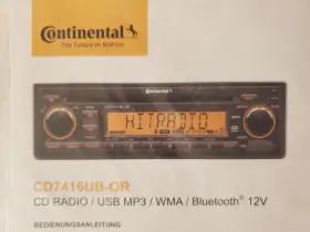 CD7416U-OR VDO Cd Radio Usb Wma Car Continental