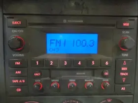 638-58329 VOLKSWAGEN Audio Radio Am Fm Stereo Cassette Cd #2