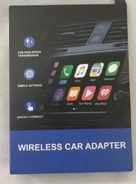 CXZ521 WIRELESS CAR ADAPTER Carplay Usb Iphone Android Screen