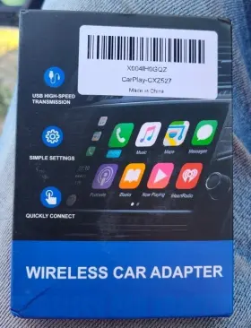 Wireless Car Adapter Cxz527 For - Compatible With Carplay And Android Auto Generic