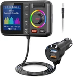 Nulaxy Bluetooth Fm Transmitter For Car, Wireless Car V5.0 Adapter Wit. Fixed Price $23.90.