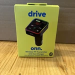 Onn Bluetooth Led Fm Transmitter Car Charger With Lcd Screen. Fixed Price $18.73.