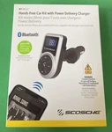 Scosche "hands-free Car Kit" Fm Converter Bluetooth Remote Control Btfmpdsr-sp. Fixed Price $18.95.