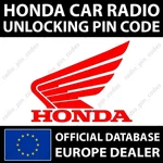 Honda Radio Sat Nav Pin Code Unlock Accord Civic Cr-v Cr-x Hr-v Jazz Prelude Zr-v. Fixed Price $5.84.