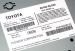 Toyota Highlander Tuner Assembly Stereo Satellite Radio Receiver - 86180-0c030. Fixed Price $84.00.