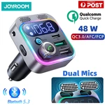 Bluetooth 5.3 Fm Transmitter Mp3 Adapter Charger Handfree Dual Mics 48w Pd&qc3.0. Fixed Price $30.98.