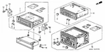 Genuine Honda Tuner Assembly Auto Radio (20wx4) (panasonic) 39100-s0x-c01. Fixed Price $117.52.