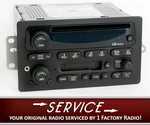 Reman & Aux Mod Service For 2005-2009 Chevy Gmc Truck Radio Am Fm Cd Cassette. Fixed Price $255.00.