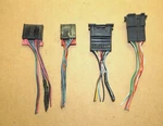 1990 1991 Corvette C4 Delco Radio Rear Electrical Connectors & Wires, (4), Gm. Fixed Price $75.99.