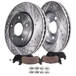 277mm Front Drilled Disc Rotors + Brake Pads For Saab 9-2x Subaru Impreza Legacy. Fixed Price $107.95.