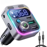 Bluetooth 5.3 Fm Transmitter For Car Dual Mics 48w Pd&qc3.0 Charger Adapter. Fixed Price $67.26.