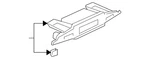 Genuine Mitsubishi Driver Info Center Module 8750a133. Fixed Price $475.52.