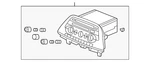 Genuine Honda Radio Control Unit 39100-shj-a91. Fixed Price $881.53.