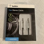 Belkin Car Stereo Cable 3 Foot Universal 3.5 Mm Plugs. Fixed Price $12.00.